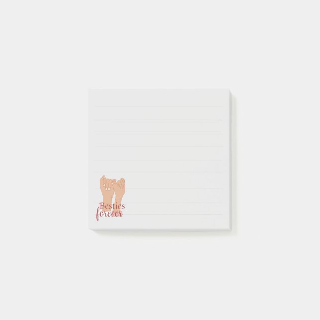 Besties Forever Post-it notes (Devant)