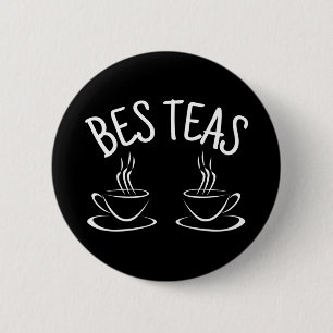 Besties Funny Friendship 2 Inch Round Button