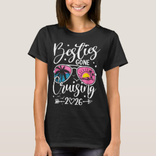Besties Gone Cruising 2026 Girls Matching Women T-Shirt