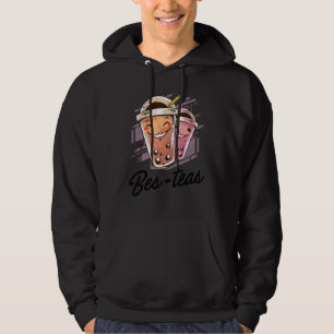 Besties Graphic Tea Tea Drinker Tea Brewing Cup O Hoodie