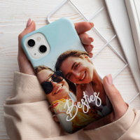 Besties Modern Script Best Friends Photo