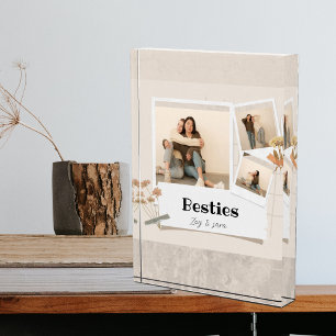 BESTIES, Photo Collage & Names   BFF  Block