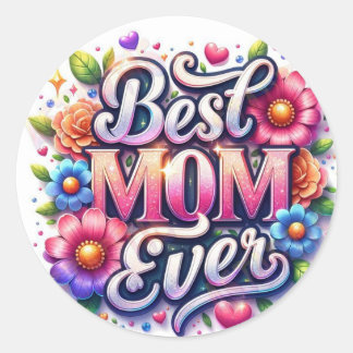 Bestmother  classic round sticker