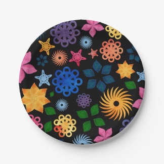 Bestseller floral background design for wedding paper plate