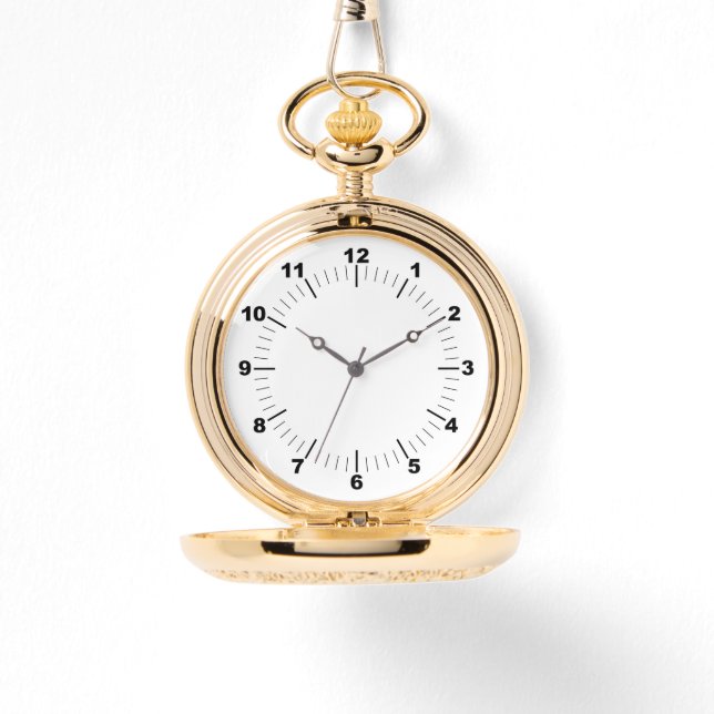 BESTSELLER! Gold Pocket Watch - Personalized  ⌚ (Front)