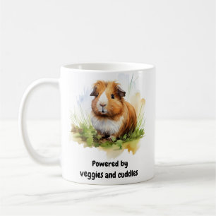BESTSELLER! Guinea Pig Mug - Powered by veggies..