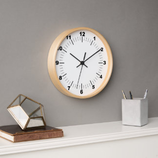 BESTSELLER ! Horloge murale, cadre rond de 10 pouc