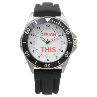 BESTSELLER ! Montre Homme - ⌚- Caoutchouc noir