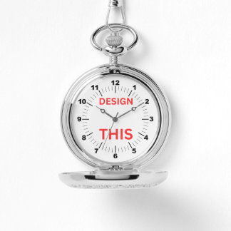 BESTSELLER ! ⌚ Montre Poche Argent - Personnalisé