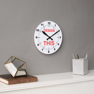 BESTSELLER! Wall Clock, 8" Round Acrylic🕗 Round Clock