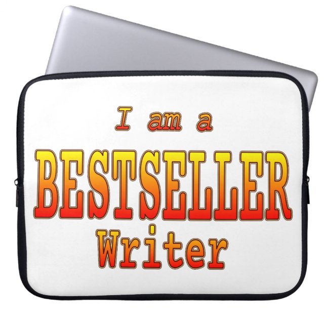 Bestseller Writer Laptop Sleeve Customizable (Front)