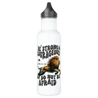 Bestselling #1 Be strong Joshua 1:9 bible verse  710 Ml Water Bottle