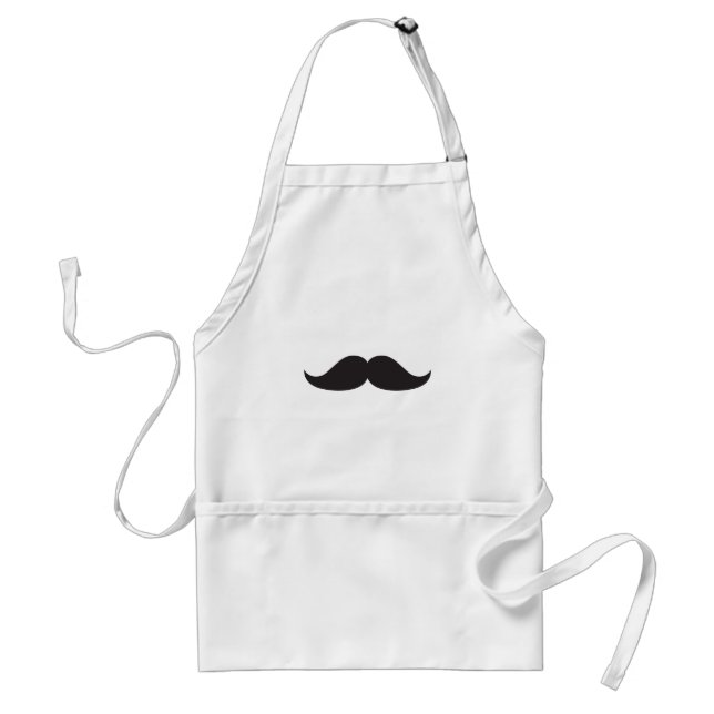 Bestselling Moustache Gift Stach Humour Stachin Standard Apron (Front)