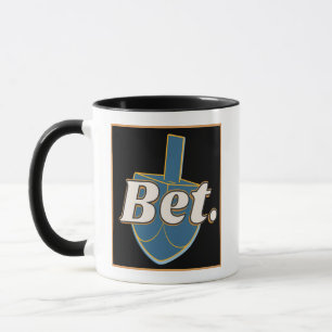 Bet. Hanukkah Dreidel Gimel Joke Gift Gen Z Alpha Mug
