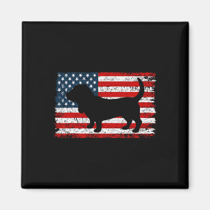 Bet Hound 4th Of July Dog Lover Patriotic American Magnet