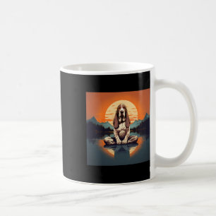 Bet Hound Dog Meditation Yoga  Coffee Mug
