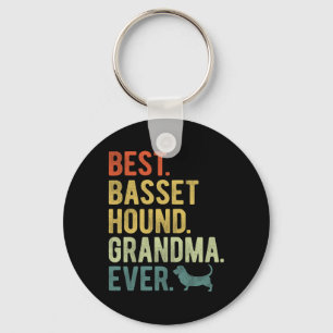 Bet Hound Grandma Ever Dog Lovers Mother's Day Keychain