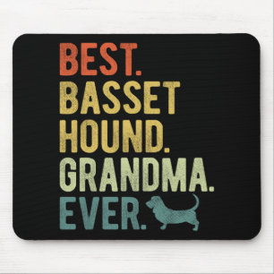 Bet Hound Grandma Ever Dog Lovers Mother's Day Mouse Pad