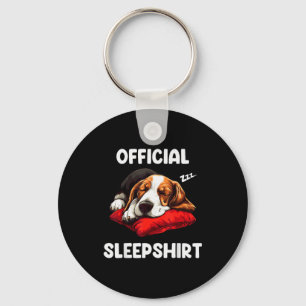 Bet Hound Sleepshirt Dog Lover Pajama Sleepwear Fo Keychain