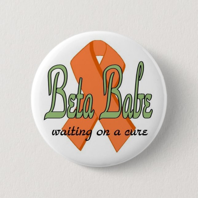 Beta Babe Button (Front)