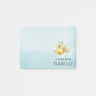 Beta Fish Personalized Post-it Notes