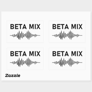 Beta Mix - Audio Waveform Sticker