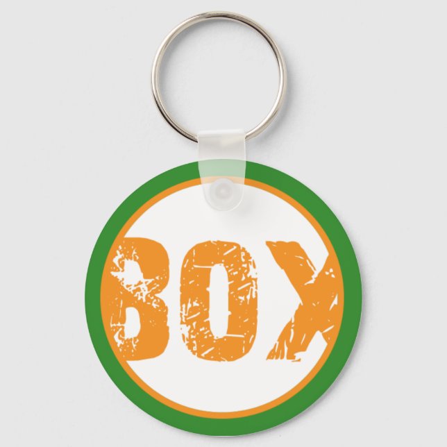 Beta Omega Chi Keychain-BOX Keychain (Front)