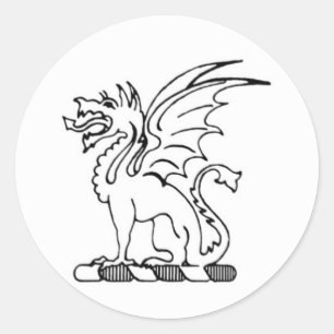 Beta Theta Pi Dragon Sticker
