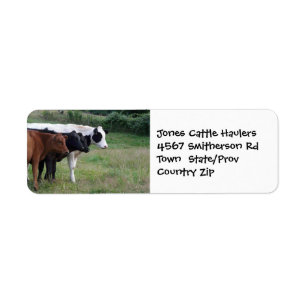 Bétail transportant l'autocollant de ferme ou de