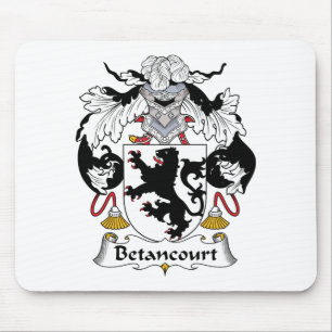 Betancourt Family Crest Mouse Pad