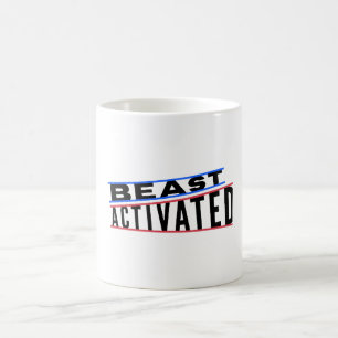 Bête rouge bleu et Bête noire activée Mug