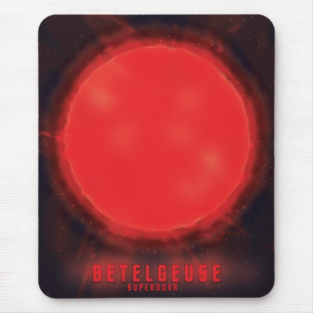 betelgeuse supernova Space Art Mouse Pad (Front)