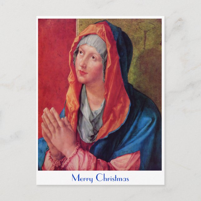 Betende Maria Holiday Postcard (Front)