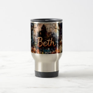 BETH ~ Halloween ~ Travel Mug