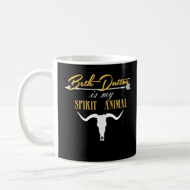 Beth Is My Spirit Animal  Coffee Mug (Left)