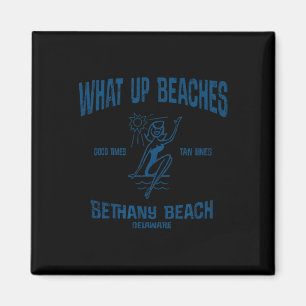 Bethany Beach Delaware De Funny Vintage Beaches Te Magnet