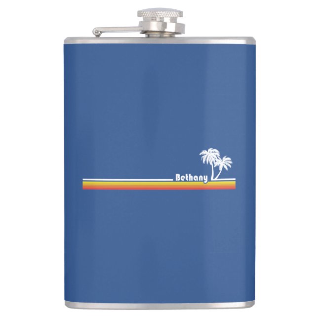 Bethany Beach, Delaware Hip Flask (Front)