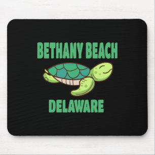 Bethany Beach Delaware Sea Turtle Themed Mouse Pad