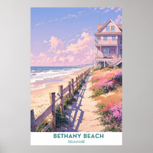 Bethany Beach, Delaware Seashore Poster