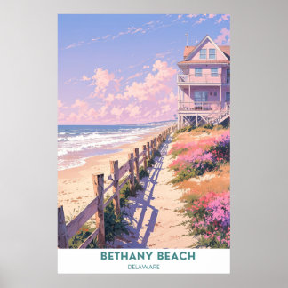 Bethany Beach, Delaware Seashore Poster