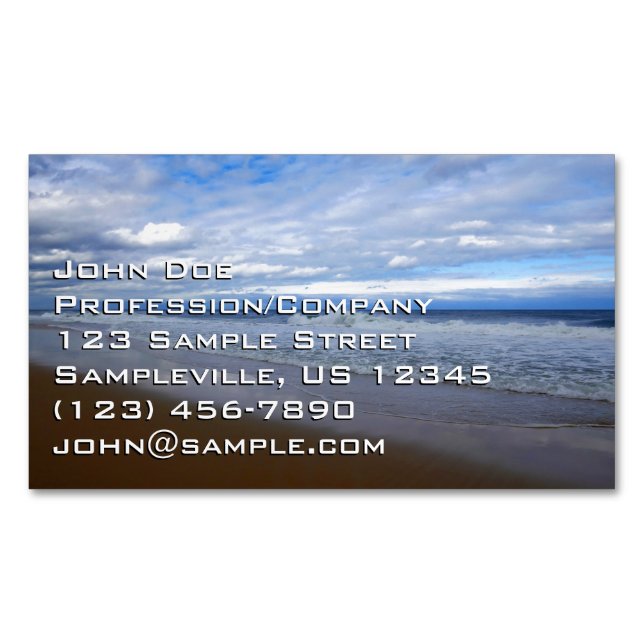 Bethany Beach I Magnetic Business Card (Front)