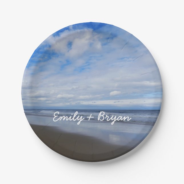 Bethany Beach I Paper Plate (Front)