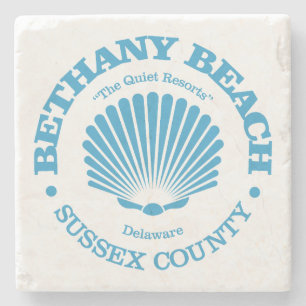Bethany Beach (seashell) Stone Coaster