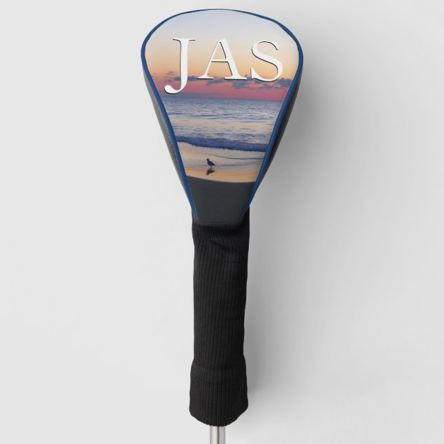 Bethany Beach Sunrise I Golf Head Cover (Front)