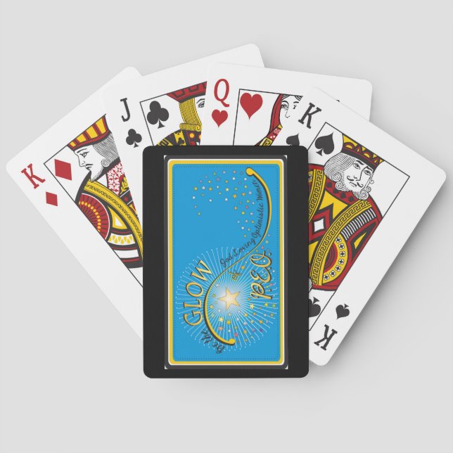 BeTheGlowOfPEO Playing Cards - Black (Back)