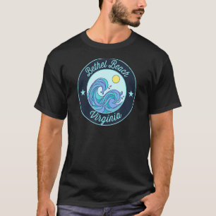Bethel Beach Va Virginia Souvenir Nautical Surfer T-Shirt