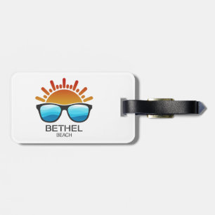 Bethel Beach Virginia Sunglasses Luggage Tag