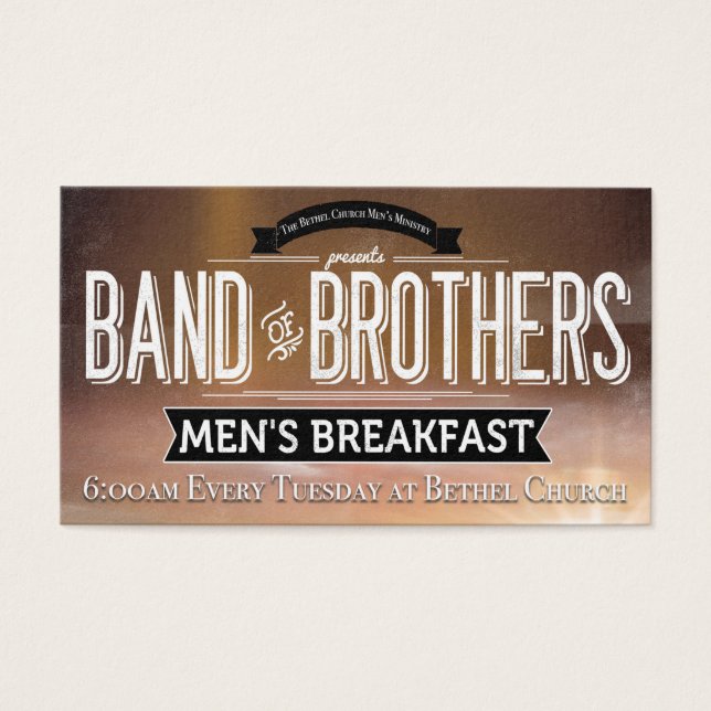 Bethel Church Band Brothers Breakfast (Devant)
