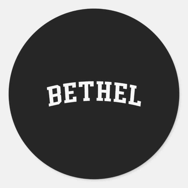 Bethel  classic round sticker (Front)