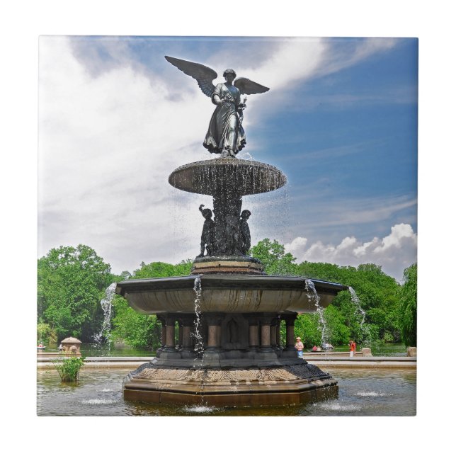 Bethesda "Angel of the Waters" Central Park, NYC Tile (Front)